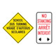 Watch for these signs when driving in designated bilingual areas. Read the messages in the language you understand best. Bilingual messages may be together on the same sign or separate, with an English sign immediately followed by a French sign