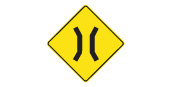 Narrow bridge ahead