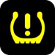 Tire pressure warning light