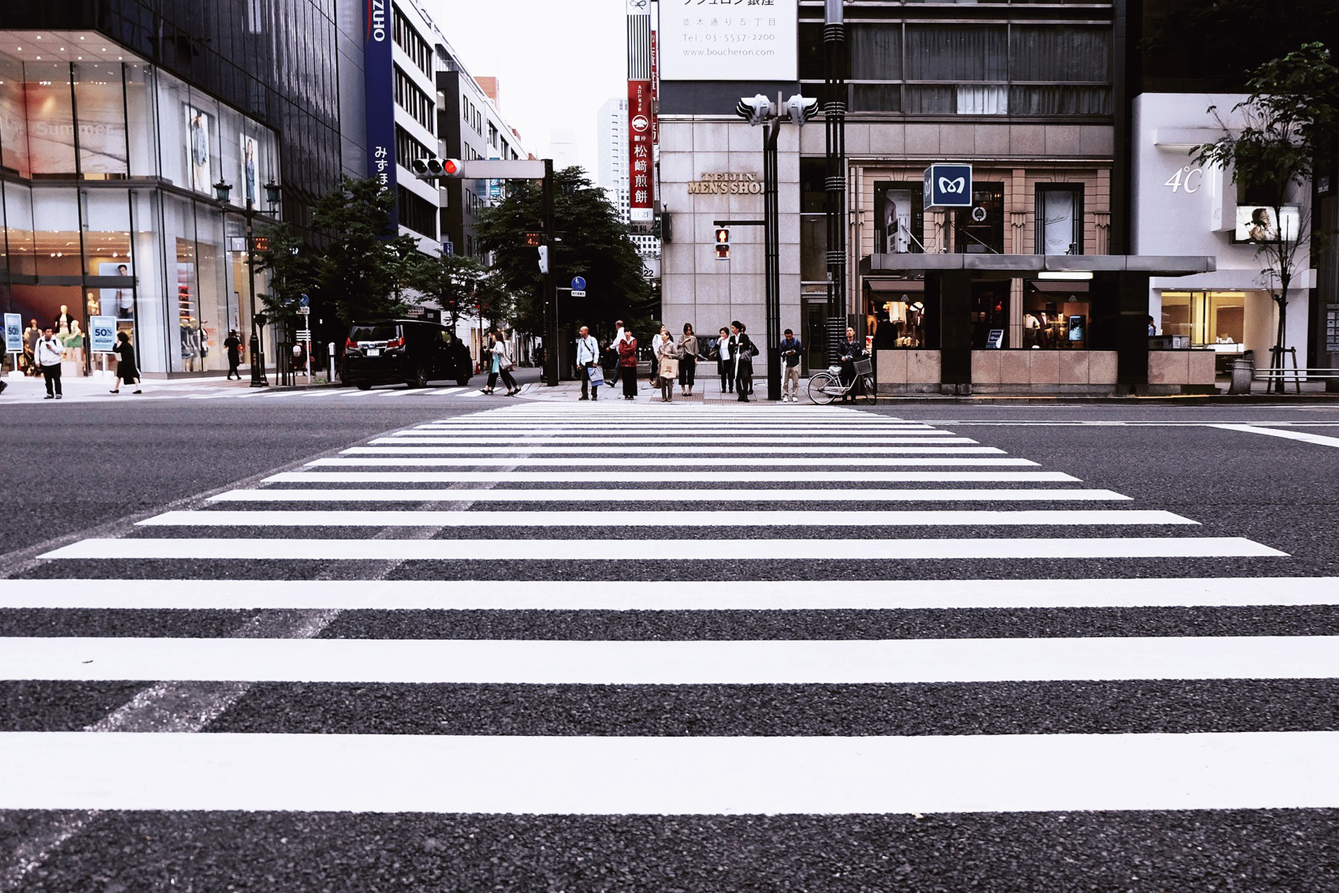 Pedestrians On Road